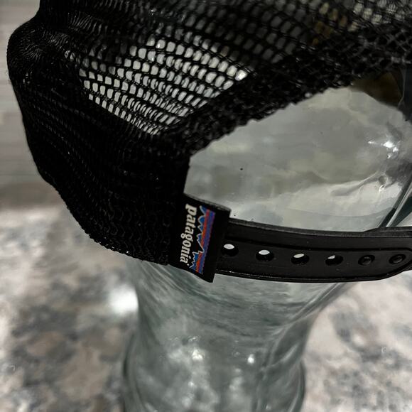 Vintage Patagonia Patch On Front Mesh Back Snap Back Baseball Cap Hat - Picture 5 of 7